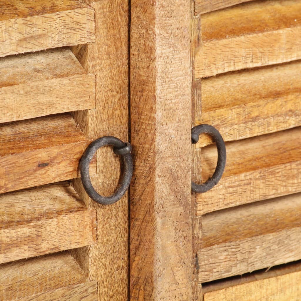 Storage Bench 128 cm Solid Mango Wood